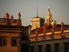 Buildings_009 Brunelleschi's Cupola and Giotto's Bell Tower behind the roofs of Florence