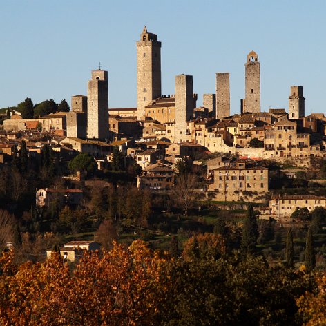 San Gimignano and Monteriggioni