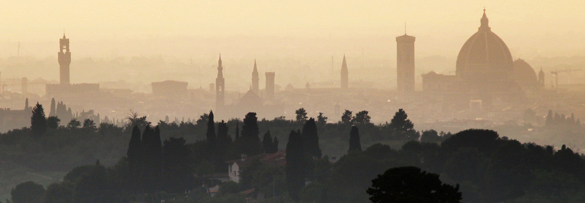 Florence seen by Chianti hills